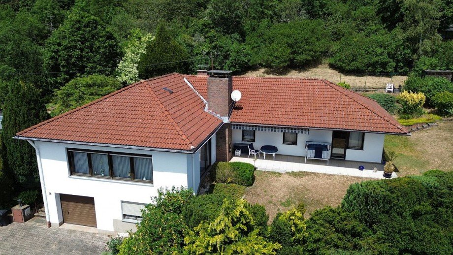 von vorne oben Bungalow Idar-Oberstein