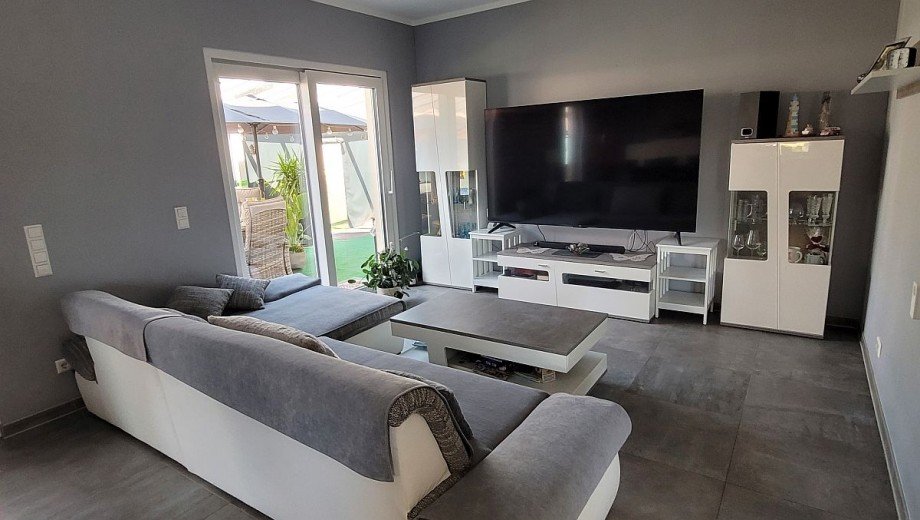 Wohnzimmer Einfamilienhaus Bergen