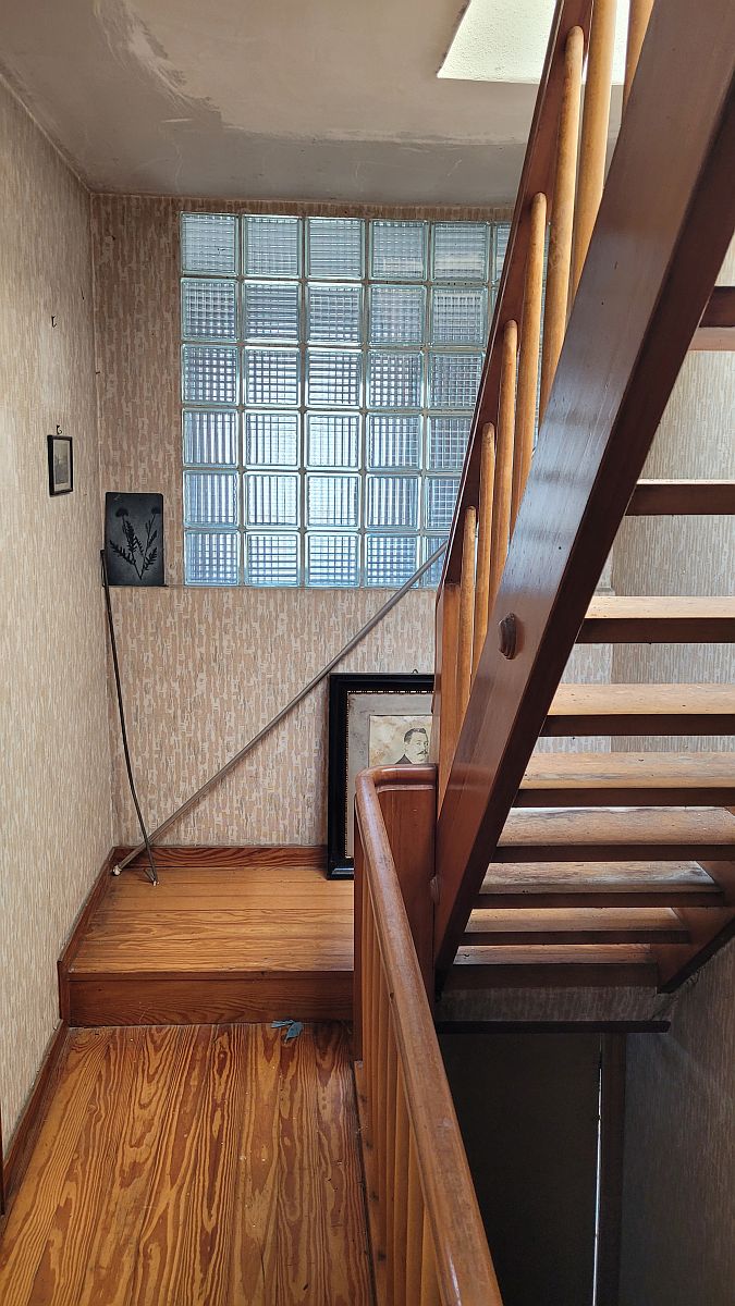 Treppenaufgang im Anbau Haus Kirn