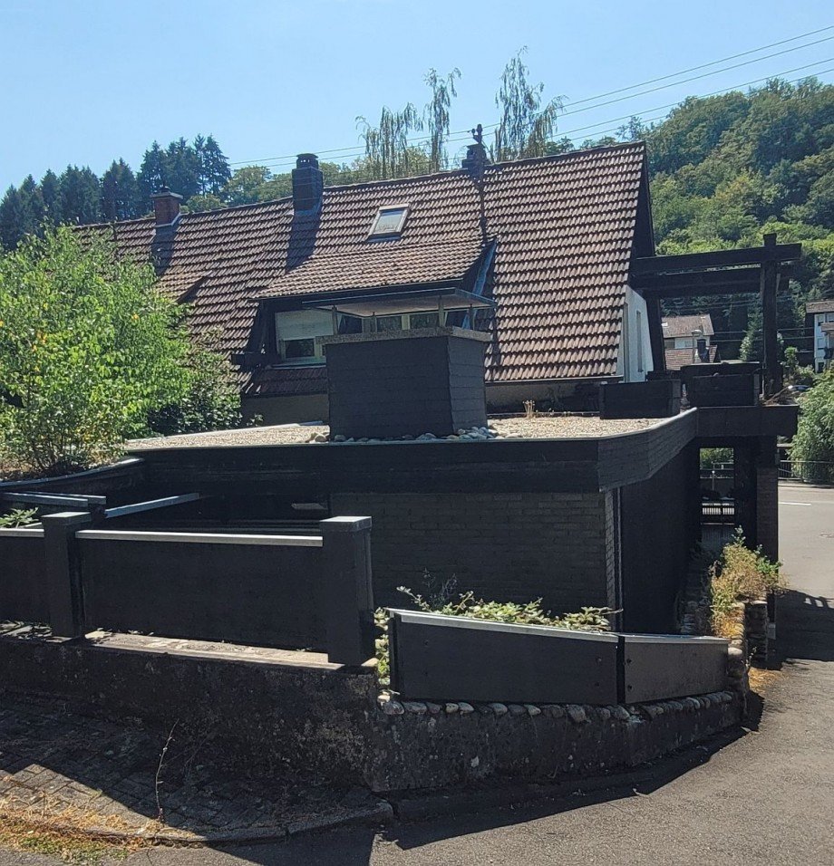 R�ckansicht Doppelhaush�lfte Idar-Oberstein